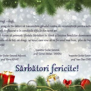 felicitare Sărbători fericite!